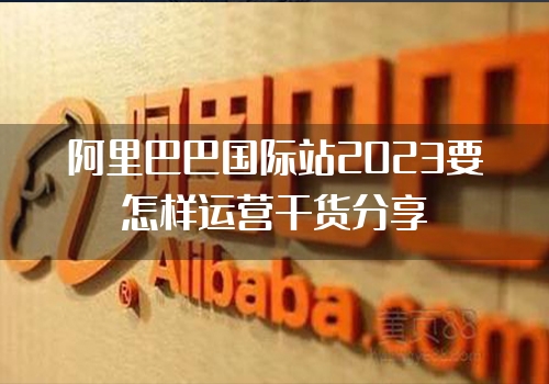 阿里巴巴国际站2023要怎样运营干货分享