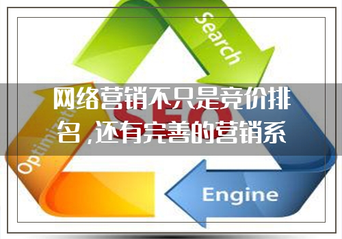 网络营销不只是竞价排名，还有完善的营销系统