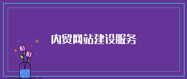 内贸网站建设服务