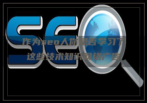 作为seo人你是否学习了这些技术知识网络广告推广