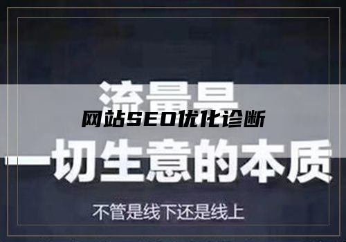 网站SEO优化诊断