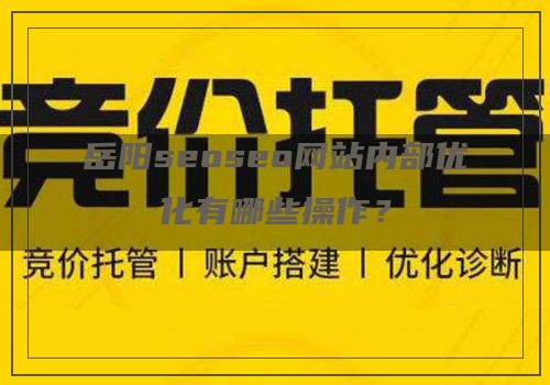 岳阳seoseo网站内部优化有哪些操作？