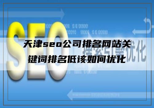 天津seo公司排名网站关键词排名低该如何优化