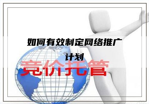 如何有效制定网络推广计划