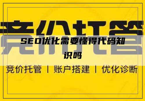 SEO优化需要懂得代码知识吗