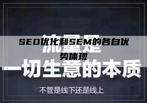 SEO优化和SEM的各自优势体现