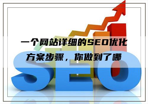 一个网站详细的SEO优化方案步骤，你做到了哪一步?
