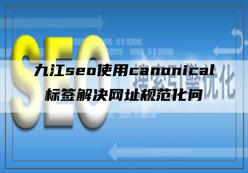 九江seo使用canonical标签解决网址规范化问题