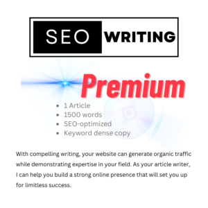 Articles Writing - Premium Package